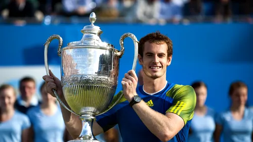 Murray a câștigat turneul de la Queen’s