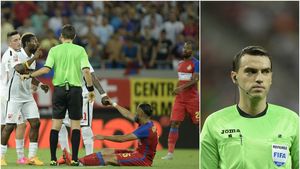 ANALIZA ARBITRILOR, ET. a 5-a | Fapt mai rar întâlnit: toți arbitrii primesc notă de trecere. Hațegan putea acorda un penalty pentru Steaua, dar faza a fost greu de apreciat