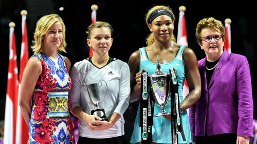 Ce a putut să facă Serena Williams după finala cu Simona Halep de la Turneul Campioanelor | FOTO
