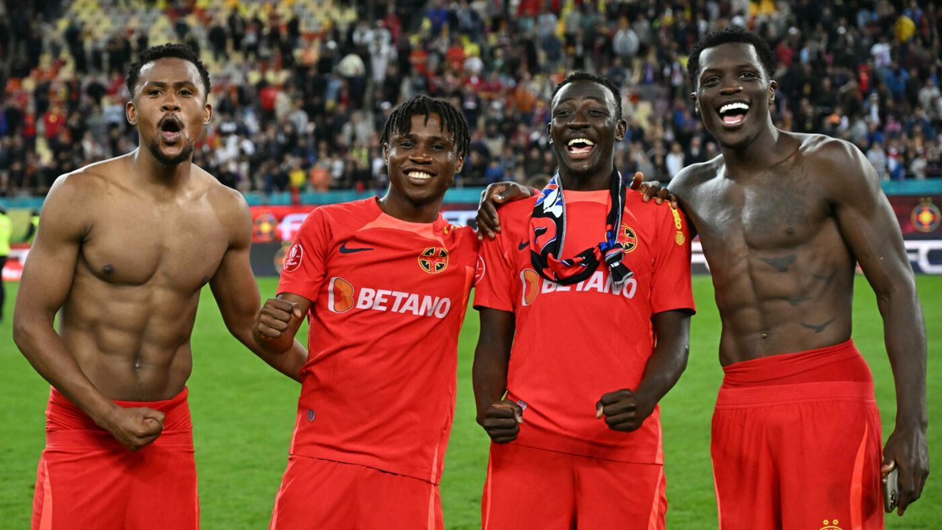 Triunghi amoros la FCSB: Gigi Becali i-a prins în fapt! Patronul a aflat totul: "Ngezana e cu fosta gagică a lui Nana"