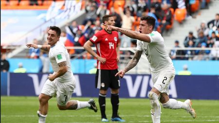 No Salah, no party! Egipt - Uruguay 0-1, în al doilea meci din grupa A. Sud-americanii au dat lovitura în minutul 90, după un meci "șters" în care africanii au parcat autobuzul. Clasamentul grupei