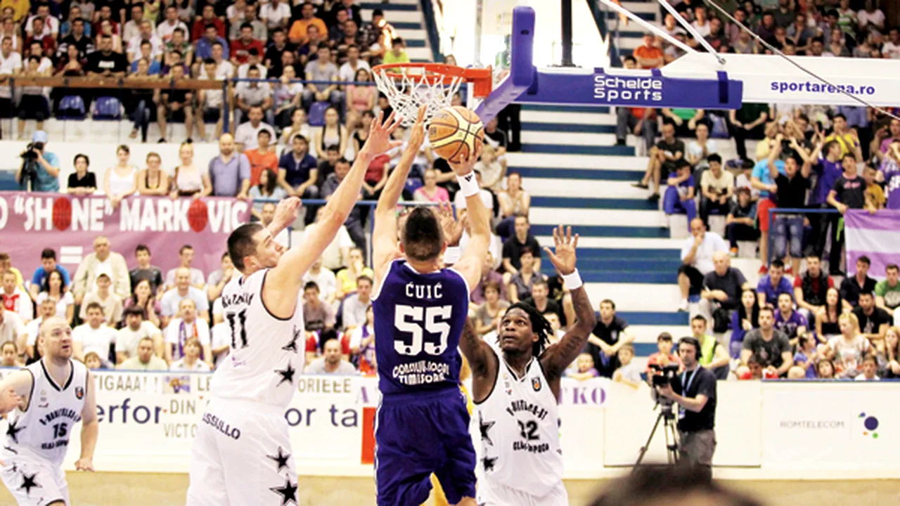 CSU Ploiești, a treia înfrângere în grupa B a FIBA Eurochallenge