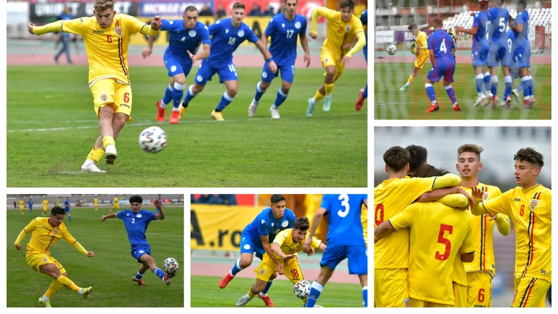 România U19 a învins Cipru în primul meci din dubla amicală. Nouă jucători din cei zece convocați din Liga 2 au fost utilizați. Andrei Pandele, de la Metaloglobus, a marcat unul dintre goluri
