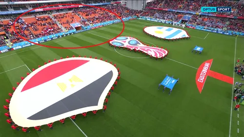 FOTO | Primul mare FAIL al rușilor la Cupa Mondială din 2018. Organizatorii, luați complet prin surprindere la partida Egipt - Uruguay

