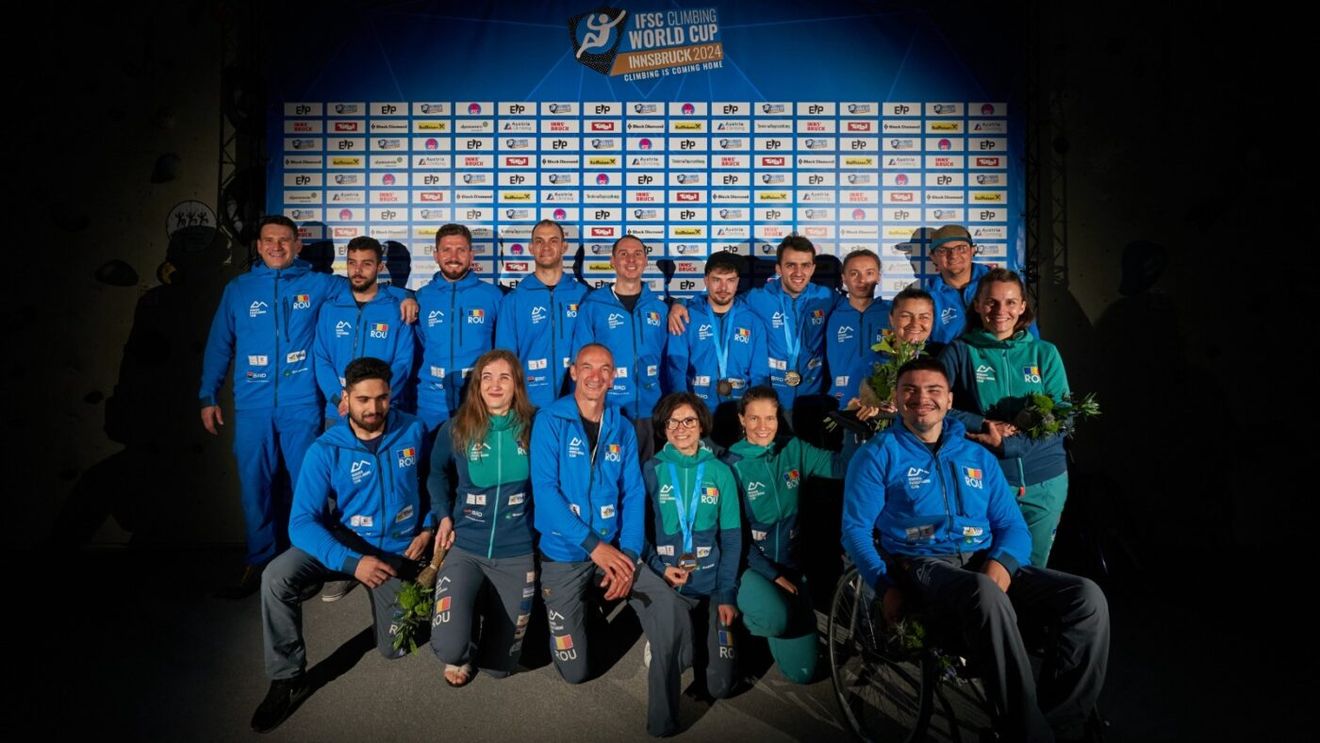 Lotul național de Paraclimbing, 5 medalii pentru România la Cupa Mondială de la Innsbruck! Se pregătesc de Jocurile Paralimpice din 2028 de la Los Angeles