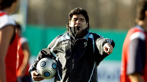 Maradona ia 72 000 euro pe lună