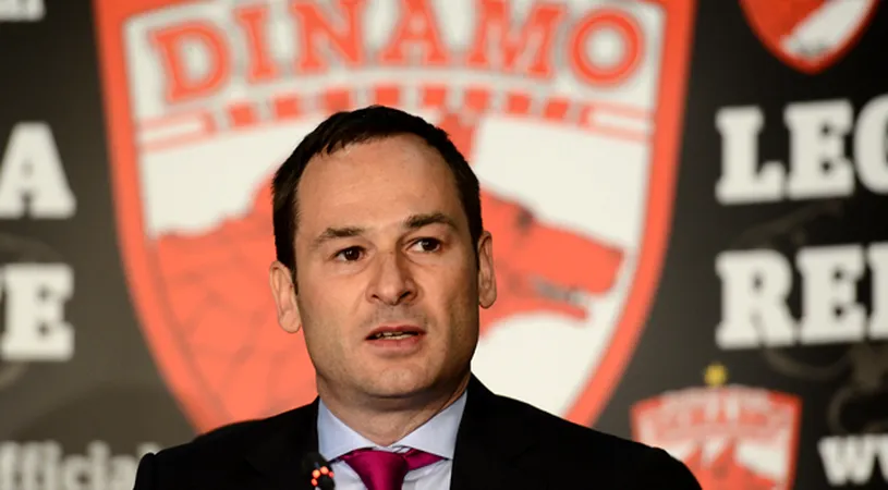 Negoiță confirmă: Dinamo II dispare!** 