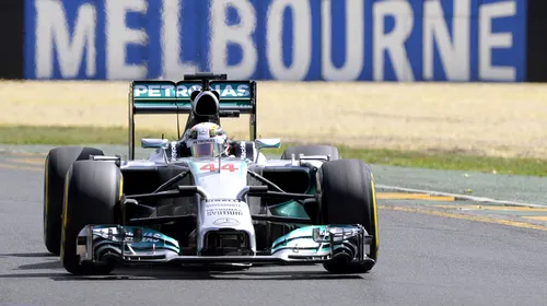Hamilton în pole position, Vettel – locul 13 la Marele Premiu al Australiei