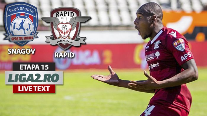 Rezultat bombă în Liga 2! Ultima clasată Sportul Snagov bate Rapid. Un fost fcsb-ist și rapidist a reușit o ”dublă” în fața echipei lui Daniel Pancu