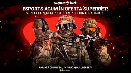 La Superbet ai parte de cele mai tari pariuri pentru Counter Strike!