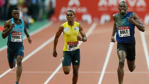 Bolt, în grafic pentru CM! "Fulgerul" a stabilit cea mai bună performanță a sa din 2013, la Londra: "Startul a fost oribil!"