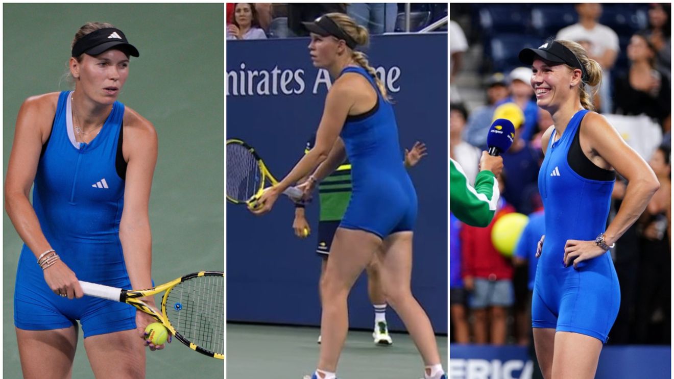 Caroline Wozniacki, echipament mult prea îndrăzneț la US Open! Daneza a șocat asistența, dar a câștigat primul meci după trei ani în turneele de Grand Slam | FOTO