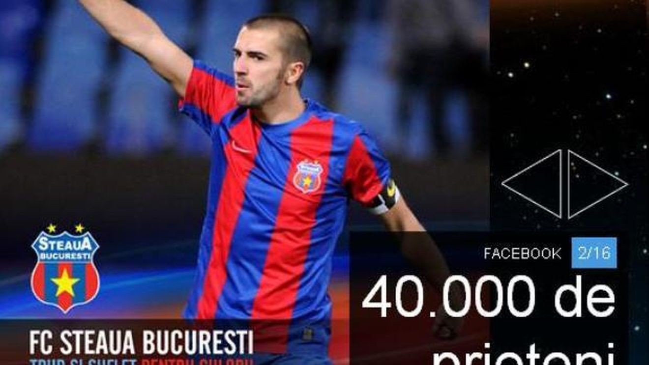 Steaua a bătut recordul de fani pe Facebook!** Vezi mesajul steliștilor