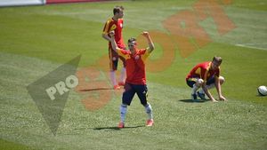 FOTO** "Tricolorii" s-au pregătit înainte de meciul amical cu Elveția!