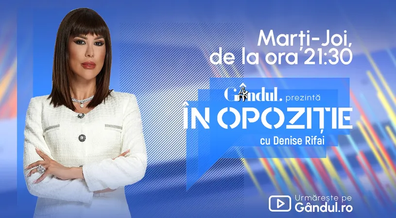 „În Opoziție cu Denise Rifai” – prima emisiune de dezbateri politice pentru alegerile din 2024