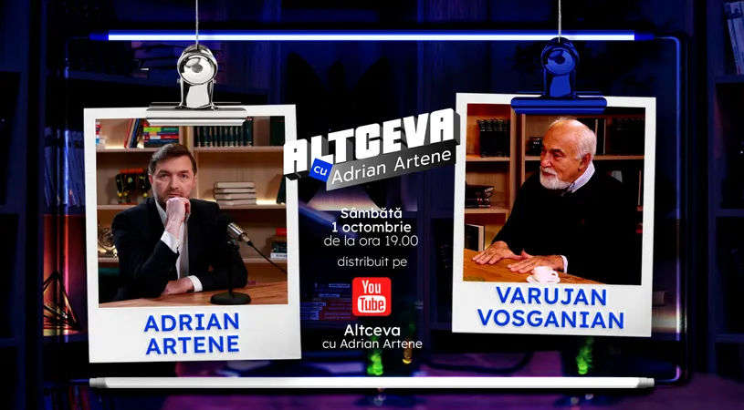 Varujan Vosganian este invitat la podcastul ALTCEVA cu Adrian Artene