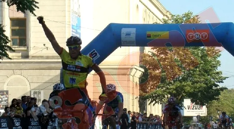 FOTO Alex Buttazzoni a câștigat etapa a patra din Turul Ciclist al României