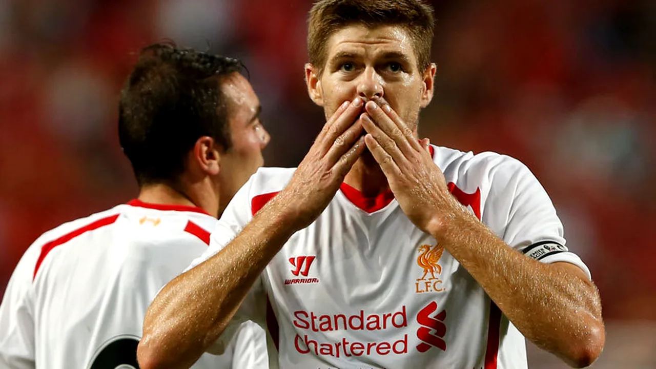 Steven Gerrard la ultimul meci pe Anfield: 