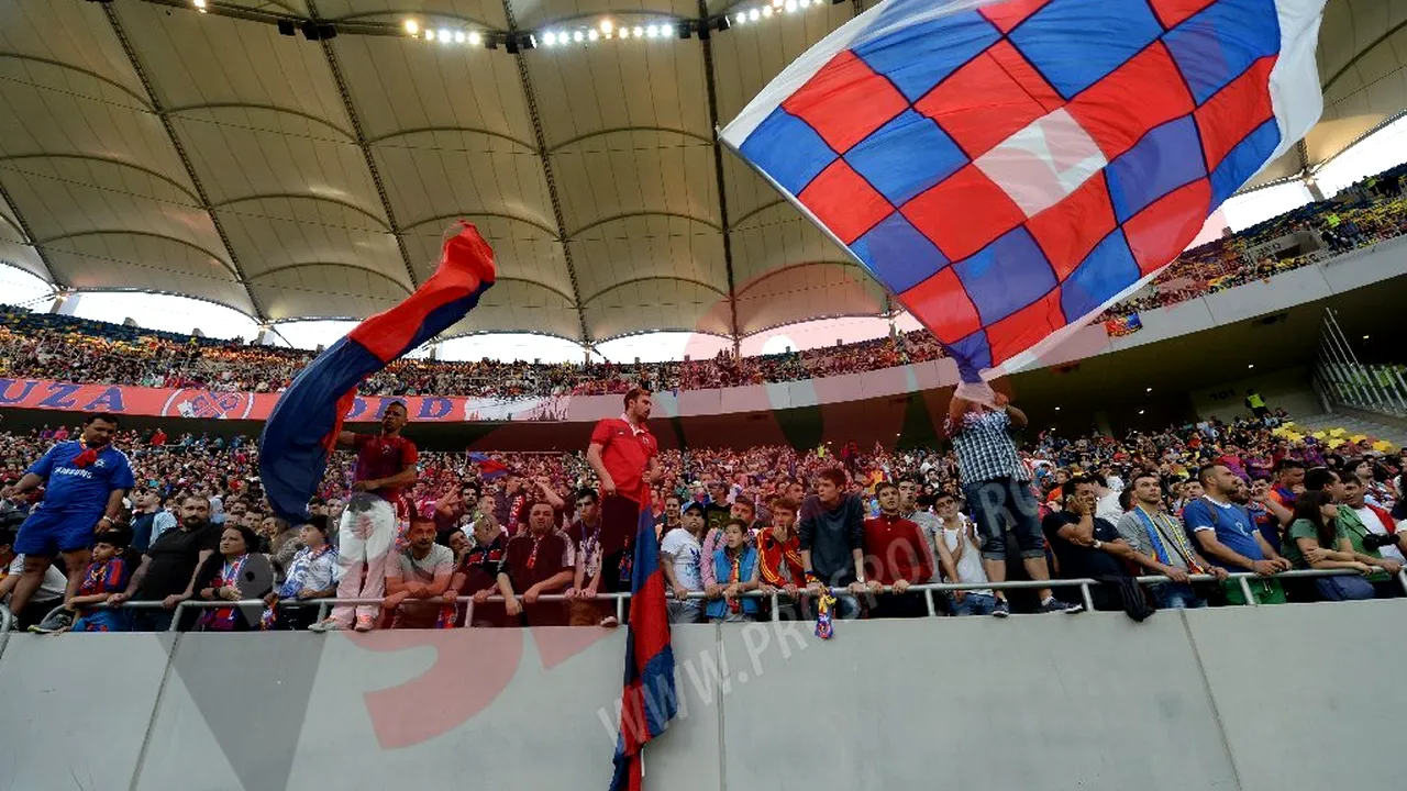 Steaua va disputa două partide pe teren propriu fără spectatori