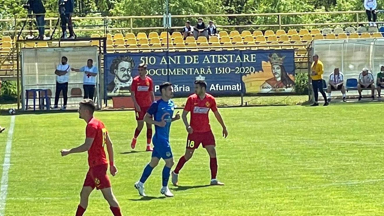 Ghinion teribil pentru Lucian Filip! Revenise după 11 luni de pauză, dar s-a rupt din nou la Afumați - FCSB 2. „Sper să se facă bine pentru retur!” | GALERIE FOTO