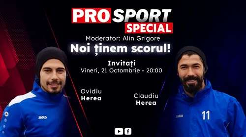 Rapid – Farul se întâlnesc în etapa a 15-a din Superliga! Comentăm împreună la ProSport Special cu Ovidiu și Claudiu Herea