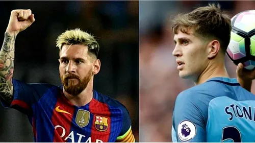 John Stones, gata de duelul cu Lionel Messi: „Nu mă sperie!” Barcelona – City, de la 21:45