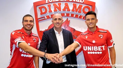 Dinamo și-a prezentat ultimele două achiziții! Cosmin Contra îi vrea pe termen lung: au semnat pe două sezoane