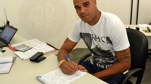 Adriano revine în fotbalul mare, după doi ani de absență: a semnat cu Atletico PR