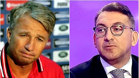 Ilie Dumitrescu și Dan Petrescu nu și-au vorbit mult timp, după ce antrenorul lui CFR Cluj l-a bănuit pe analistul TV că îl sună ca să-l tragă de limbă, iar acum, după meciul de retragere al Generației de Aur, „Mister” și-a permis o glumă despre prestația colegului său
