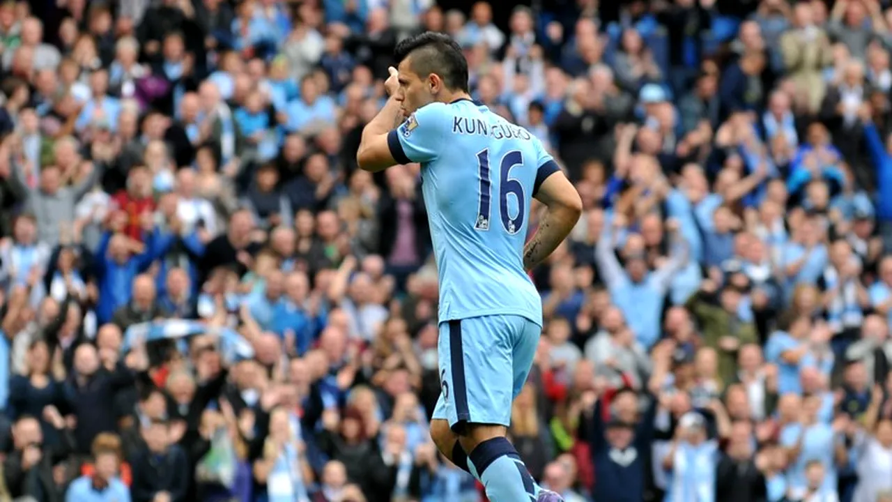 Agüero, golgheterul all-time din Premier League pentru Manchester City