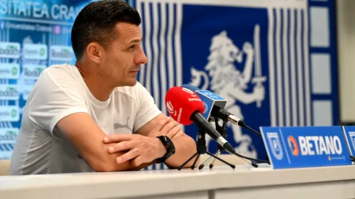 Asta-i culmea! Costel Gâlcă, antrenorul Universității Craiova, mai bun decât Jose Mourinho: „E peste el”. VIDEO