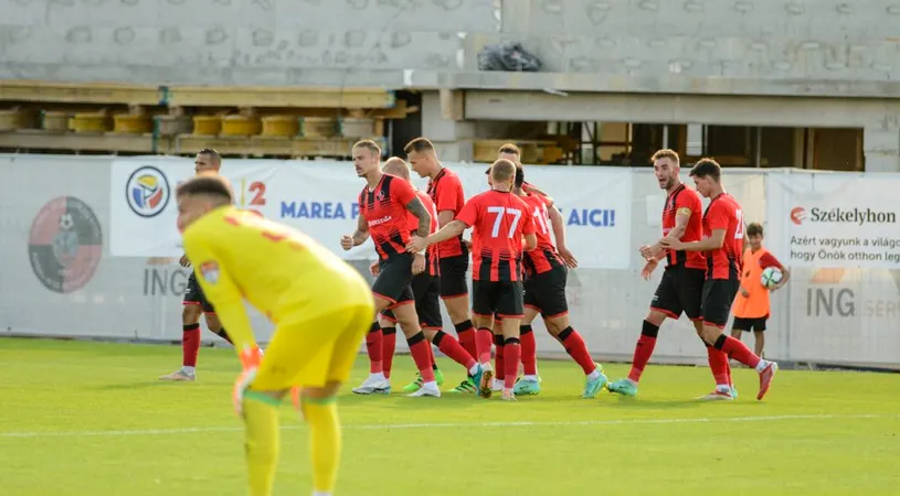 FK Csikszereda a spart seria negativă din Liga 2 și a dat lovitura cu ”U” Cluj. Valentin Suciu a revitalizat jucătorii în 15 minute: ”Am arătat în sfârșit ca o echipă”