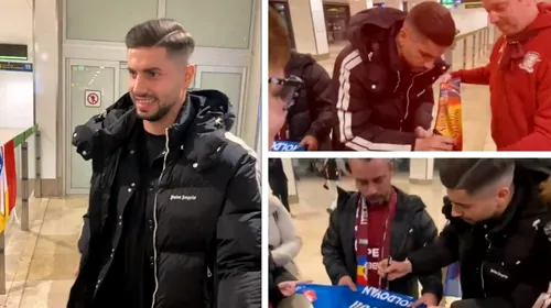 Horațiu Moldovan a ajuns la Madrid pentru a semna cu Atletico și a fost primit ca în Giulești, de mai mulți fani ai Rapidului! Ce i-au cântat portarului în aeroport. VIDEO