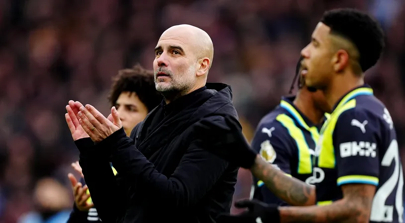 Pep Guardiola e la un pas să fie dat afară de la Manchester City. O nouă rușine în Premier League, suferită cu Aston Villa