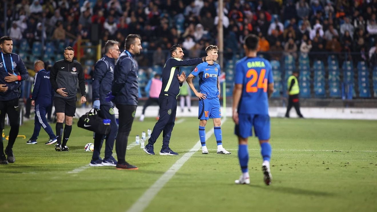 Marea supărare a lui Elias Charalambous după Oțelul - FCSB 1-1: „Este ceva ce trebuie să analizăm”. Cum a reacționat când a fost întrebat despre criticile lui Gigi Becali la adresa jucătorilor