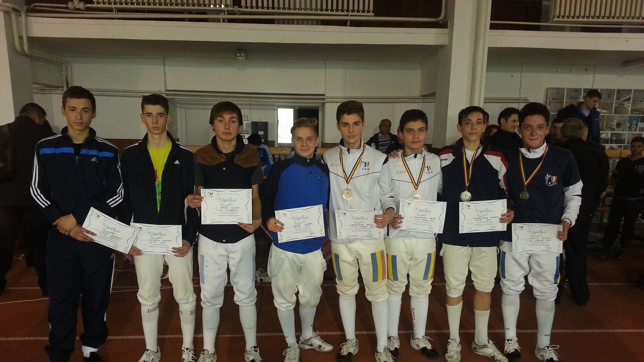 Tudor Cucu a luat aurul la Naționalele de sabie cadeți
