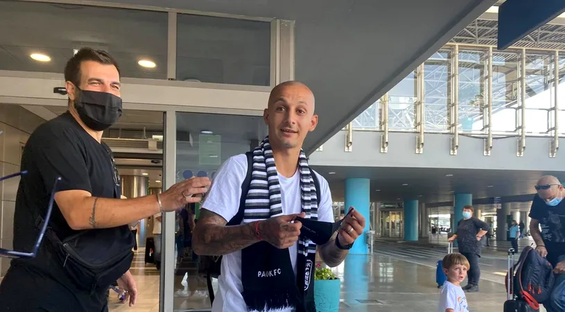 Alexandru Mitriță, primit ca un star la Salonic! Cum a fost surprins românul înainte să semneze cu PAOK | VIDEO