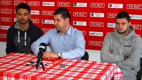 Claudiu Ionescu și Dobrescu** au semnat cu FC Olt!