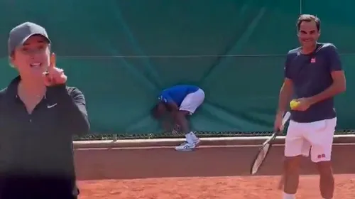 „Nu încercați asta acasă!” Elina Svitolina i-a lansat lui Roger Federer o provocare pe cât de periculoasă, pe atât de amuzantă | VIDEO