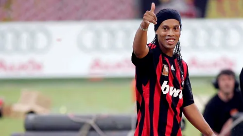 Ronaldinho: „Lo Scudetto e al Milanului”