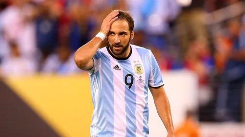 Gonzalo Higuain s-a retras din naționala Argentinei: „Spre bucuria multora, drumul meu s-a încheiat”. Pe cine acuză „Pipita”