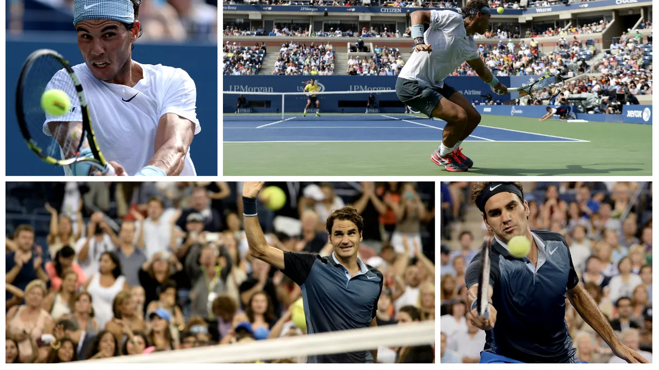 Nadal și Federer, fără probleme în turul 4 la US Open! Rezultatele zilei