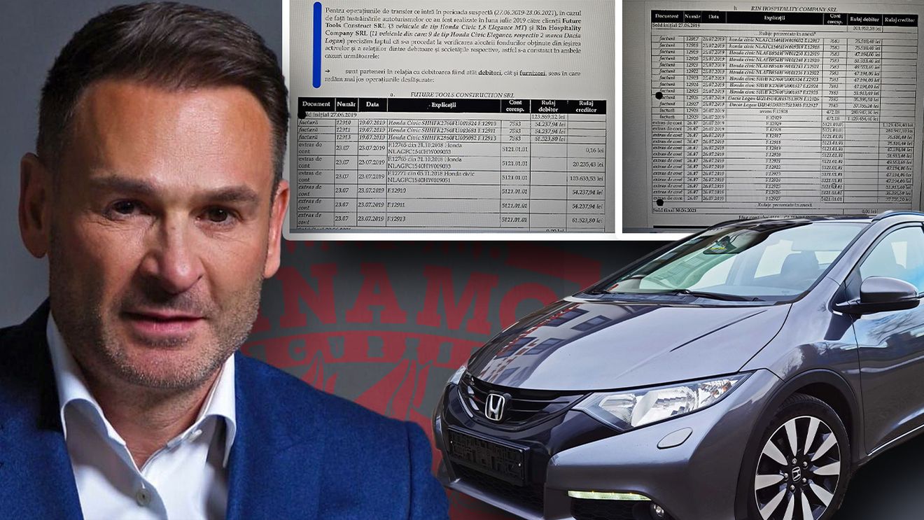 Dezvăluiri uluitoare! Ionuț Negoiță a luat 17 mașini de la Dinamo, dar și contravaloarea lor în bani! Nu e banc, e suveica Honda de la RIN: Negoiță a vândut spre firmele lui, iar cu sumele încasate a achitat imediat, din conturile clubului, datoriile față de... el însuși! Și a rămas datoare... tot Dinamo! EXCLUSIV