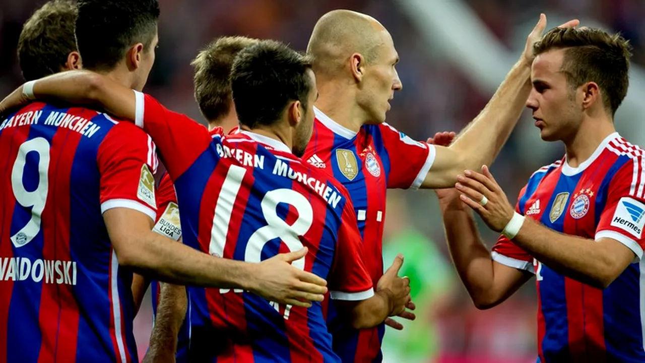 Victorie pentru Bayern Munchen în prima etapă din Bundesliga