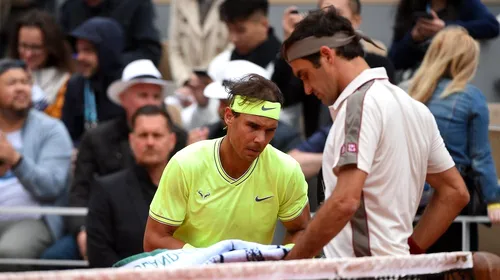 „Mă gândeam la asta în timpul meciului!” Roger Federer a explicat de ce este atât de greu contra lui Rafa Nadal pe zgură, după victoria lină a ibericului din semifinalele Roland Garros 2019