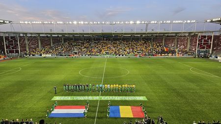 Avalanșă de VIP-uri la meciul României U19 cu Olanda U19: Gică Hagi, Anghel Iordănescu, Miodrag Belodedici și Răzvan Burleanu au venit la semifinala EURO!