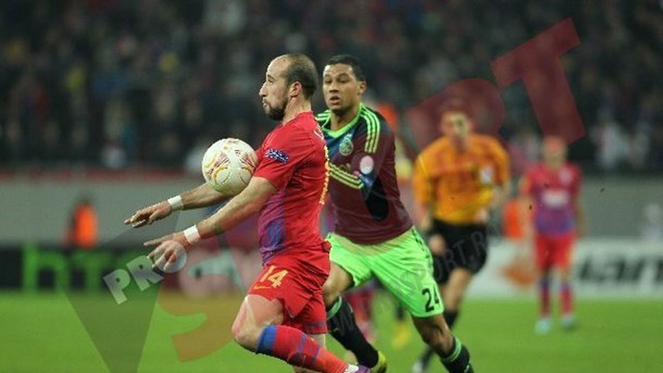 Latovlevici, eroul Stelei din meciul cu Ajax:** "Reghe ne-a făcut să plângem înainte de meci!" VIDEO Imaginile care i-au emoționat până la lacrimi pe steliști