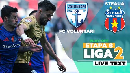 FC Voluntari învinge Steaua la scor de neprezentare și urcă pe loc calificabil în baraj de promovare