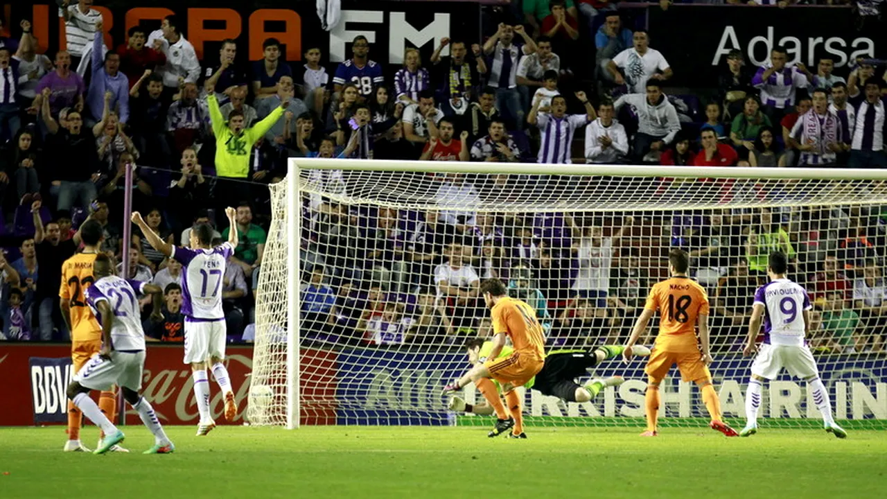 Titlul, misiune imposibilă. Real Madrid a remizat pe terenul lui Valladolid, scor 1-1