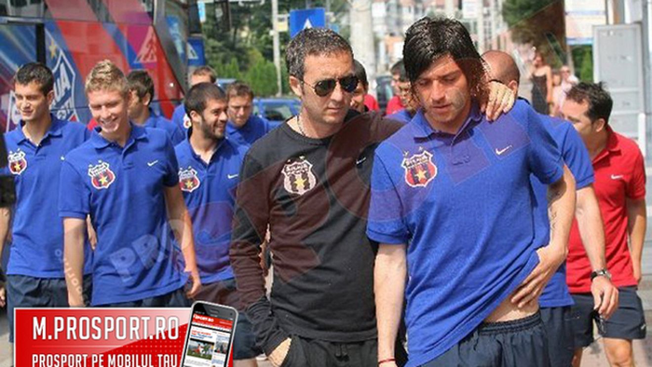 ȘOC!** Trei steliști au petrecut cu lăutari înaintea meciului cu Sportul! REACȚIA lui Becali